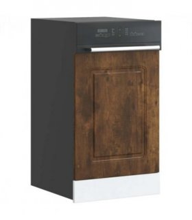 vidaXL Dishwasher Panel Kalmar Smoked Oak 45x1.5x57 cm Engineered Wood — Model: 1x dishwasher panel 45 cm wide 57 cm high