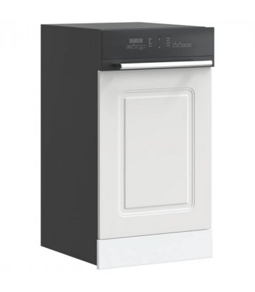 vidaXL Dishwasher Panel Kalmar White 45x1.5x57 cm Engineered Wood — Model: 1x dishwasher panel 45 cm wide 57 cm high