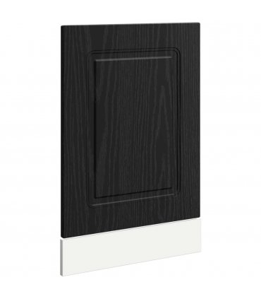 vidaXL Dishwasher Panel Kalmar Black Oak 45 x 1.5 x 57 cm — Model: 1x dishwasher panel 45 cm wide 57 cm high