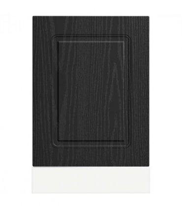 vidaXL Dishwasher Panel Kalmar Black Oak 45 x 1.5 x 57 cm — Model: 1x dishwasher panel 45 cm wide 57 cm high