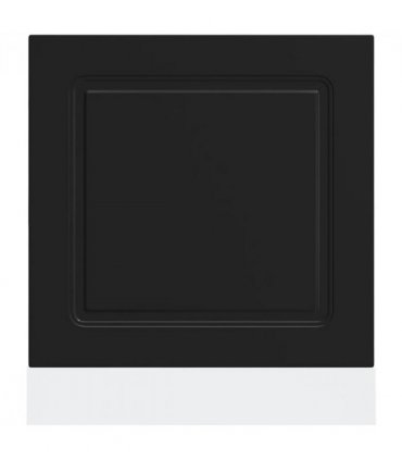 vidaXL Dishwasher Panel Kalmar Black 60x1.5x57 cm Engineered Wood — Model: 1x dishwasher panel 60 cm wide 57 cm high