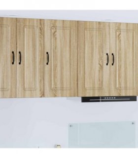 vidaXL Dishwasher Panel with Storage Kalmar Sonoma Oak 40 x 31 x 80 cm — Model: 1x wall cabinet (1 door) 40 cm wide 80 cm high