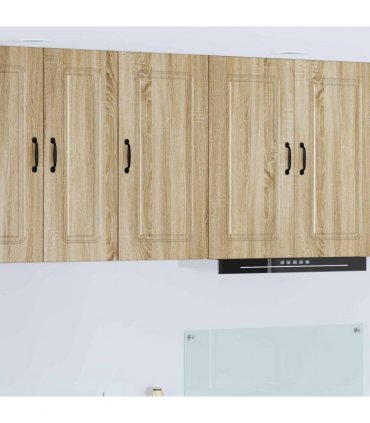 vidaXL Dishwasher Panel with Storage Kalmar Sonoma Oak 40 x 31 x 80 cm — Model: 1x wall cabinet (1 door) 40 cm wide 80 cm high