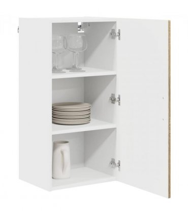 vidaXL Dishwasher Panel with Storage Kalmar Sonoma Oak 40 x 31 x 80 cm — Model: 1x wall cabinet (1 door) 40 cm wide 80 cm high