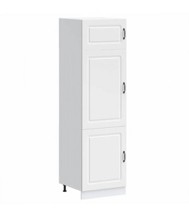 vidaXL Kitchen Cupboard Kalmar White Engineered Wood — Model: 1x cupboard 60 cm wide 207 cm high