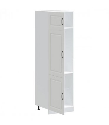 vidaXL Kitchen Cupboard Kalmar White Engineered Wood — Model: 1x cupboard 60 cm wide 207 cm high