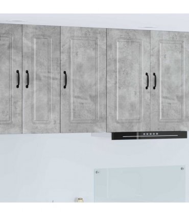 vidaXL Dishwasher Panel Kalmar Concrete Grey 40 x 31 x 80 cm — Model: 1x wall cabinet (1 door) 40 cm wide 80 cm high