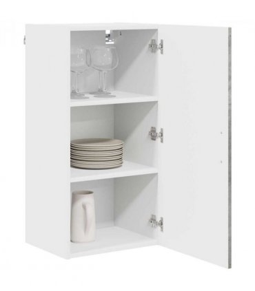 vidaXL Dishwasher Panel Kalmar Concrete Grey 40 x 31 x 80 cm — Model: 1x wall cabinet (1 door) 40 cm wide 80 cm high