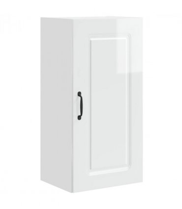 vidaXL Dishwasher Panel Kalmar High Gloss White 40 x 31 x 80 cm — Model: 1x wall cabinet (1 door) 40 cm wide 80 cm high