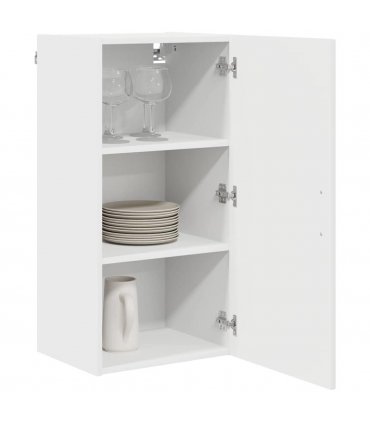 vidaXL Dishwasher Panel Kalmar High Gloss White 40 x 31 x 80 cm — Model: 1x wall cabinet (1 door) 40 cm wide 80 cm high