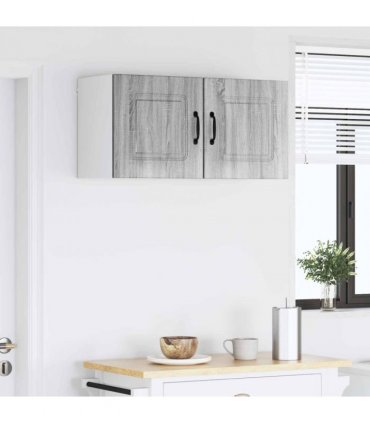 vidaXL Dishwasher Panel Kalmar 2 pcs Grey Sonoma 40 x 31 x 40 cm — Model: 2x wall cabinet (1 door) 40 cm wide 40 cm high