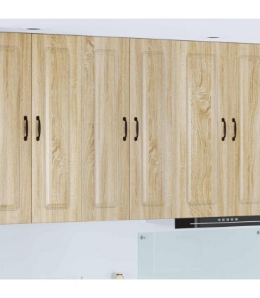 vidaXL Dishwasher Panel Kalmar Sonoma Oak 60 x 31 x 100 cm — Model: 1x wall cabinet (2 doors) 60 cm wide 100 cm high