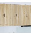 vidaXL Dishwasher Panel Kalmar Sonoma Oak 60 x 31 x 100 cm — Model: 1x wall cabinet (2 doors) 60 cm wide 100 cm high