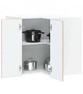 vidaXL Kitchen Wall Corner Cabinet Kalmar Sonoma Oak Engineered Wood — Model: 1x wall corner cabinet 57 cm wide 60 cm high