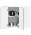 vidaXL Kitchen Wall Corner Cabinet Kalmar Sonoma Oak Engineered Wood — Model: 1x wall corner cabinet 57 cm wide 60 cm high