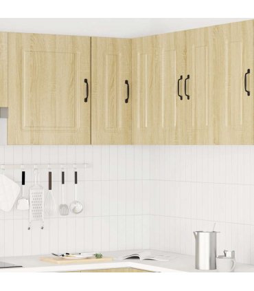 vidaXL Kitchen Wall Corner Cabinet Kalmar Sonoma Oak Engineered Wood — Model: 1x wall corner cabinet 57 cm wide 60 cm high