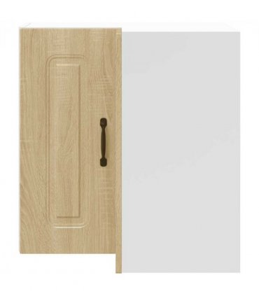 vidaXL Kitchen Wall Corner Cabinet Kalmar Sonoma Oak Engineered Wood — Model: 1x wall corner cabinet 57 cm wide 60 cm high
