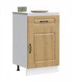 vidaXL Kitchen Base Cabinet Kalmar Artisan Oak Engineered W — Model: 1x bottom cabinet (1 door 1 drawer) 50 cm wide 81.5 cm high