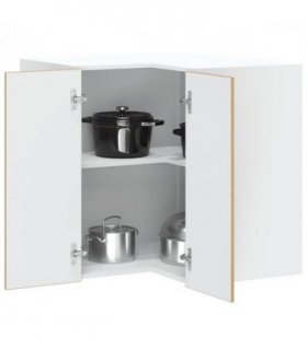 vidaXL Kitchen Wall Corner Cabinet Kalmar Artisan Oak Engineered Wood — Model: 1x wall corner cabinet 57 cm wide 60 cm high