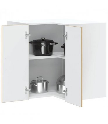 vidaXL Kitchen Wall Corner Cabinet Kalmar Artisan Oak Engineered Wood — Model: 1x wall corner cabinet 57 cm wide 60 cm high