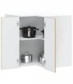 vidaXL Kitchen Wall Corner Cabinet Kalmar Artisan Oak Engineered Wood — Model: 1x wall corner cabinet 57 cm wide 60 cm high