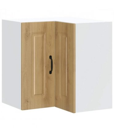 vidaXL Kitchen Wall Corner Cabinet Kalmar Artisan Oak Engineered Wood — Model: 1x wall corner cabinet 57 cm wide 60 cm high