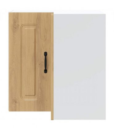 vidaXL Kitchen Wall Corner Cabinet Kalmar Artisan Oak Engineered Wood — Model: 1x wall corner cabinet 57 cm wide 60 cm high