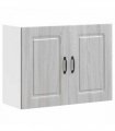 vidaXL Kitchen Wall Cabinet Kalmar Grey Sonoma Engineered Wood — Model: 1x wall cabinet (2 doors) 80 cm wide 60 cm high