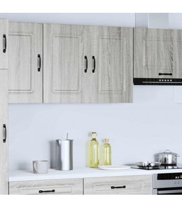 vidaXL Kitchen Wall Cabinet Kalmar Grey Sonoma Engineered Wood — Model: 1x wall cabinet (2 doors) 80 cm wide 60 cm high