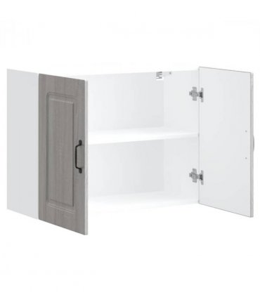 vidaXL Kitchen Wall Cabinet Kalmar Grey Sonoma Engineered Wood — Model: 1x wall cabinet (2 doors) 80 cm wide 60 cm high