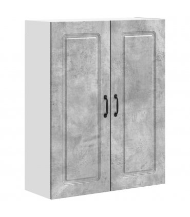 vidaXL Dishwasher Panel Kalmar Concrete Grey 80 x 31 x 100 cm — Model: 1x wall cabinet (2 doors) 80 cm wide 100 cm high