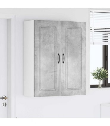 vidaXL Dishwasher Panel Kalmar Concrete Grey 80 x 31 x 100 cm — Model: 1x wall cabinet (2 doors) 80 cm wide 100 cm high