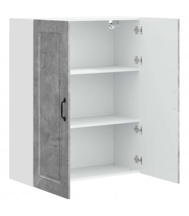 vidaXL Dishwasher Panel Kalmar Concrete Grey 80 x 31 x 100 cm — Model: 1x wall cabinet (2 doors) 80 cm wide 100 cm high