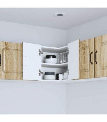 vidaXL Dishwasher Panel Kalmar Sonoma Oak 57 x 57 x 40 cm — Model: 1x wall corner cabinet 57 cm wide 40 cm high