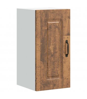 vidaXL Kitchen Wall Cabinet Kalmar Old Wood Engineered Wood — Model: 1x wall cabinet (1 door) 30 cm wide 60 cm high