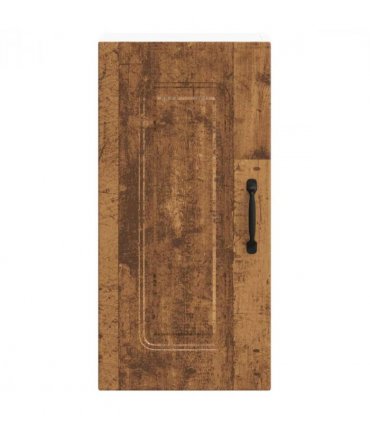 vidaXL Kitchen Wall Cabinet Kalmar Old Wood Engineered Wood — Model: 1x wall cabinet (1 door) 30 cm wide 60 cm high