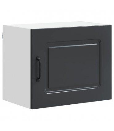 vidaXL Dishwasher Panel Kalmar 2 pcs Black 50 x 31 x 40 cm — Model: 2x wall cabinet (1 door) 50 cm wide 40 cm high