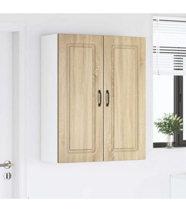 vidaXL Dishwasher Panel Kalmar Sonoma Oak 80 x 31 x 100 cm — Model: 1x wall cabinet (2 doors) 80 cm wide 100 cm high