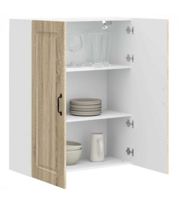 vidaXL Dishwasher Panel Kalmar Sonoma Oak 80 x 31 x 100 cm — Model: 1x wall cabinet (2 doors) 80 cm wide 100 cm high