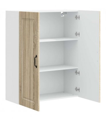 vidaXL Dishwasher Panel Kalmar Sonoma Oak 80 x 31 x 100 cm — Model: 1x wall cabinet (2 doors) 80 cm wide 100 cm high