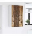 vidaXL Dishwasher Panel Kalmar Old Wood 60 x 31 x 100 cm — Model: 1x wall cabinet (2 doors) 60 cm wide 100 cm high