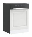 vidaXL Dishwasher Panel Kalmar White 60x1.5x57 cm Engineered Wood — Model: 1x dishwasher panel 60 cm wide 57 cm high