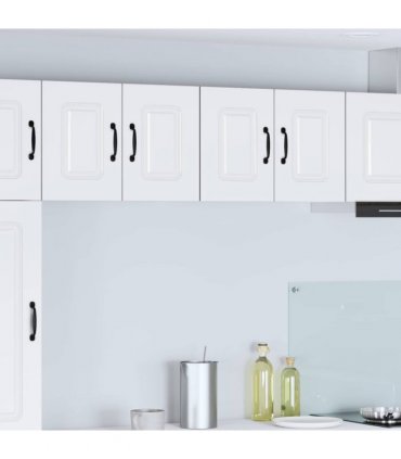 vidaXL Dishwasher Panel Kalmar 2 pcs White 60 x 31 x 40 cm — Model: 2x wall cabinet (2 doors) 60 cm wide 40 cm high
