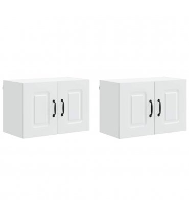 vidaXL Dishwasher Panel Kalmar 2 pcs White 60 x 31 x 40 cm — Model: 2x wall cabinet (2 doors) 60 cm wide 40 cm high