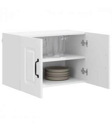 vidaXL Dishwasher Panel Kalmar 2 pcs White 60 x 31 x 40 cm — Model: 2x wall cabinet (2 doors) 60 cm wide 40 cm high