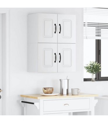 vidaXL Dishwasher Panel Kalmar 2 pcs White 60 x 31 x 40 cm — Model: 2x wall cabinet (2 doors) 60 cm wide 40 cm high