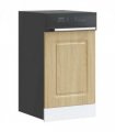 vidaXL Dishwasher Panel Kalmar Sonoma Oak 45x1.5x57 cm Engineered Wood — Model: 1x dishwasher panel 45 cm wide 57 cm high
