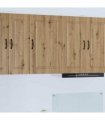 vidaXL Dishwasher Panel Kalmar Artisan Oak 50 x 31 x 80 cm — Model: 1x wall cabinet (1 door) 50 cm wide 80 cm high