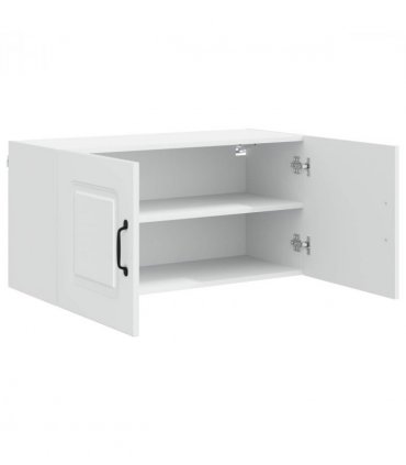 vidaXL Dishwasher Panel Kalmar White 80 x 31 x 40 cm Engineered Wood — Model: 1x wall cabinet (2 doors) 80 cm wide 40 cm high