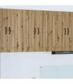 vidaXL Dishwasher Panel Kalmar Artisan Oak 60 x 31 x 80 cm — Model: 1x wall cabinet (2 doors) 60 cm wide 80 cm high